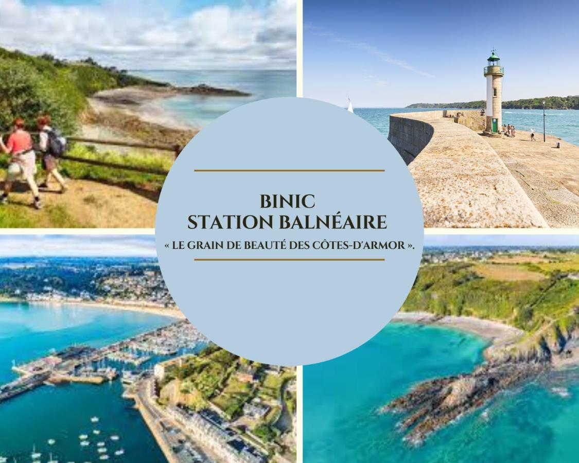 Escapade En Bord De Mer Avec Sauna Et Spa Prives Binic Exterior foto